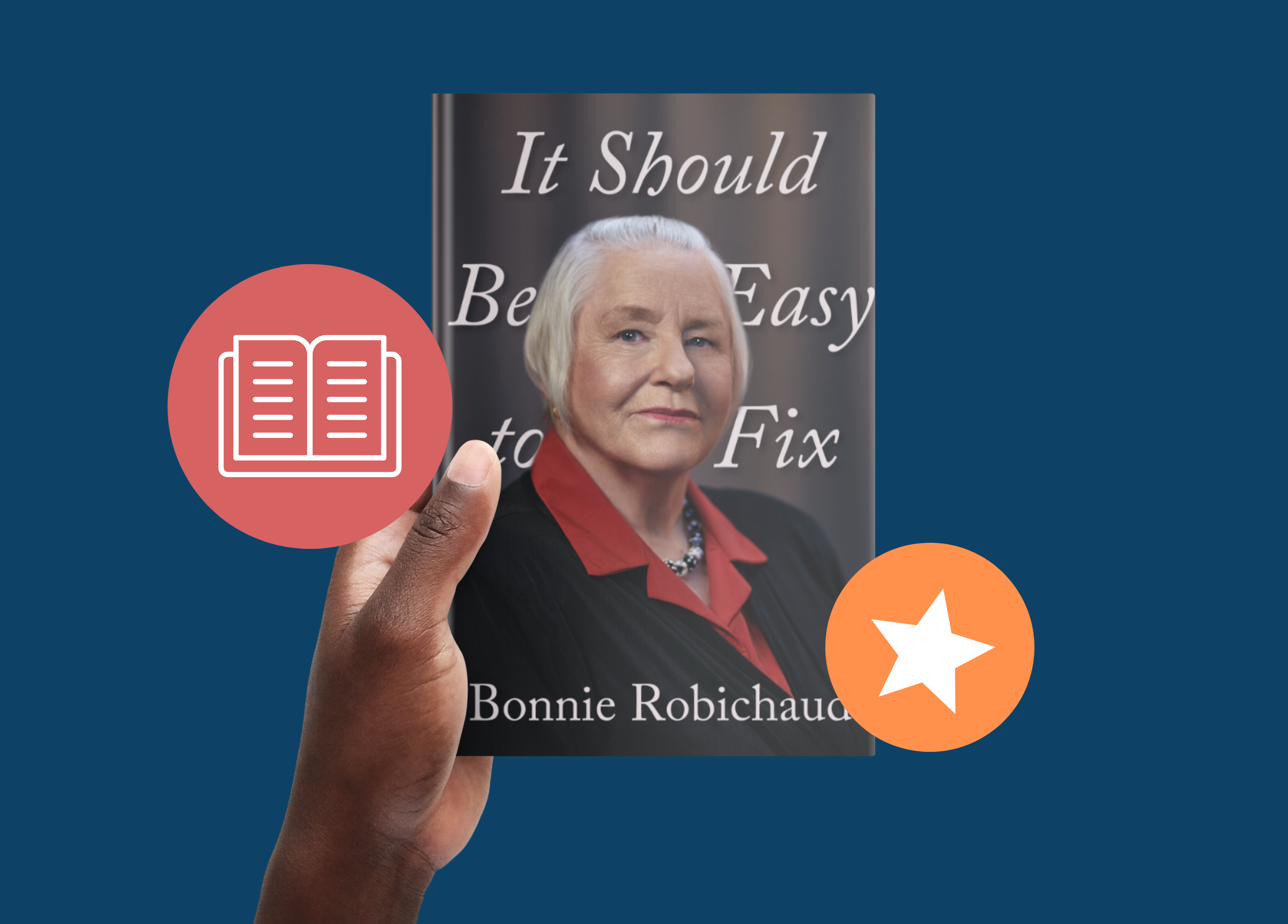 Photo d'un article écrit dans le cadre du lancement du livre de Bonnie Robichaud