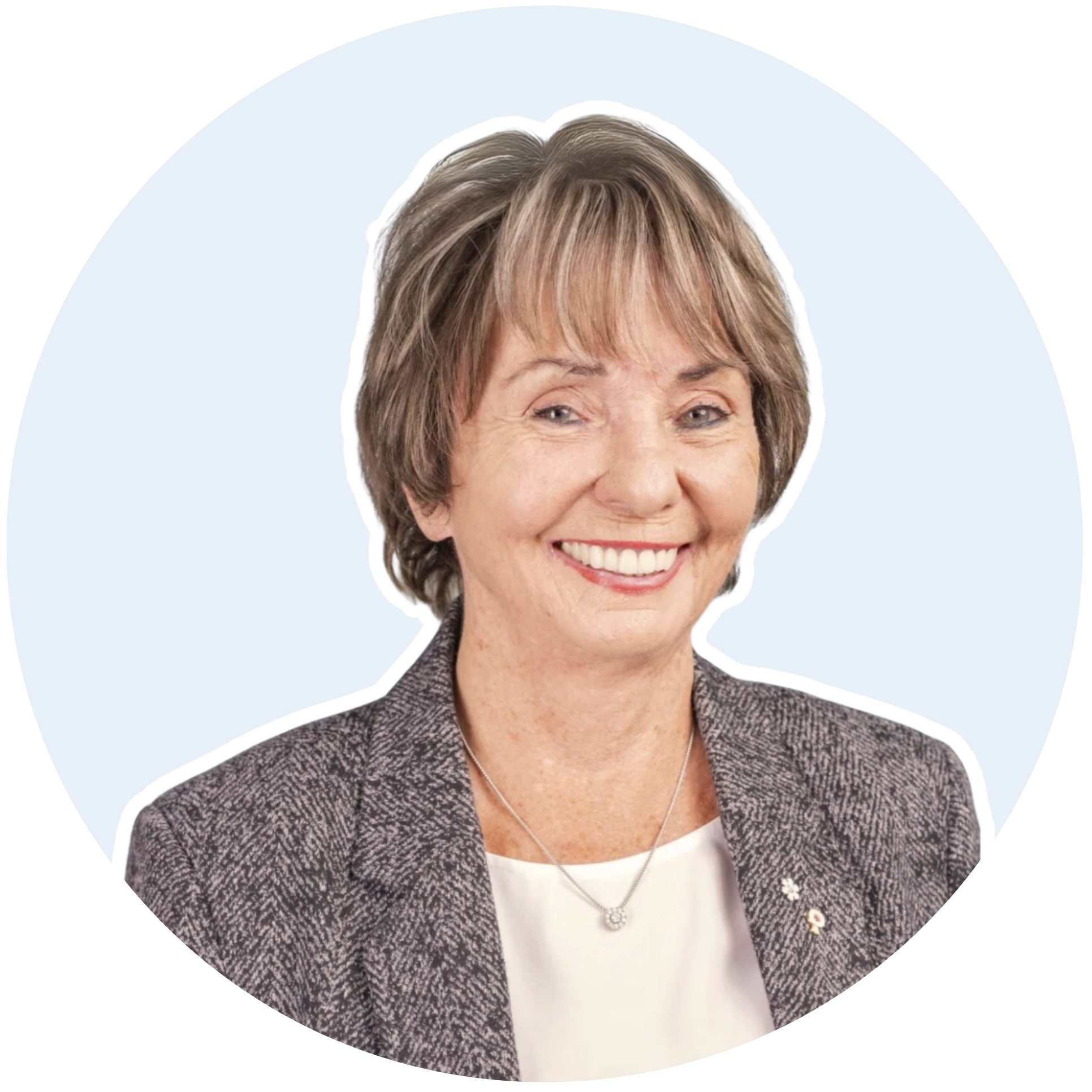 Photo de L'Honorable Michèle Rivet membre honoraire du GAIHST