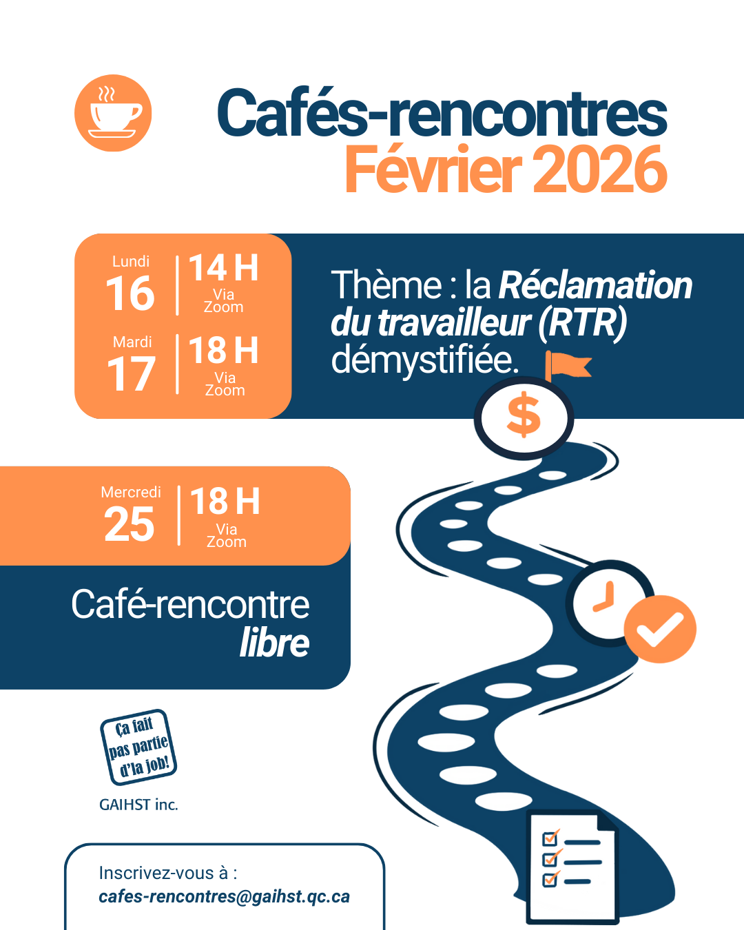 Affiche café-rencontres - Février 2026