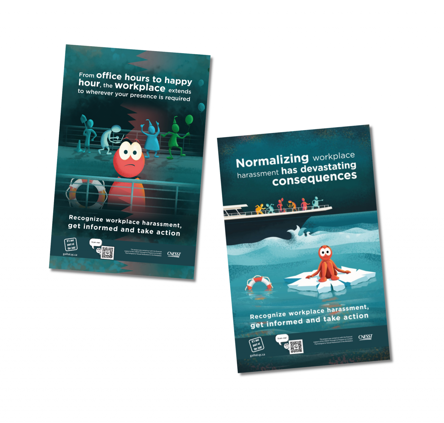 Awareness campaign posters